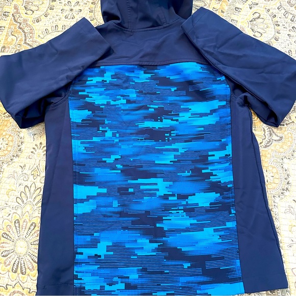 Kids hooded jacket - lined lightweight softshell outerwear coat - XL 10/12 boys - Picture 8 of 9